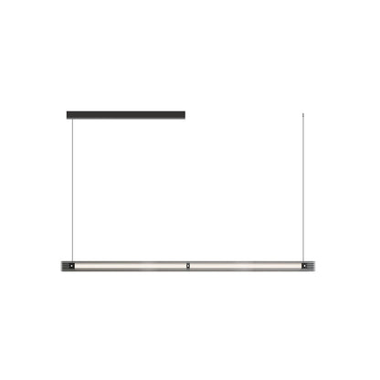 Diff Black Ribbed Glass Linear Pendant Light-DF2308