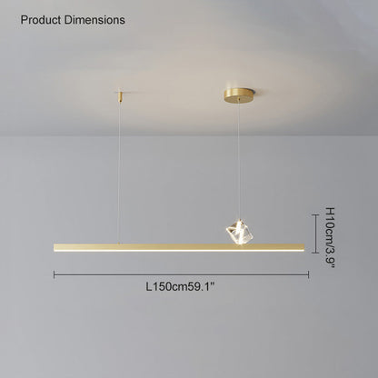 Diff Linear Pendant Light-DF2027