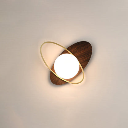 Diff Frosted Glass Oval Accent Wall Sconce-DF6064