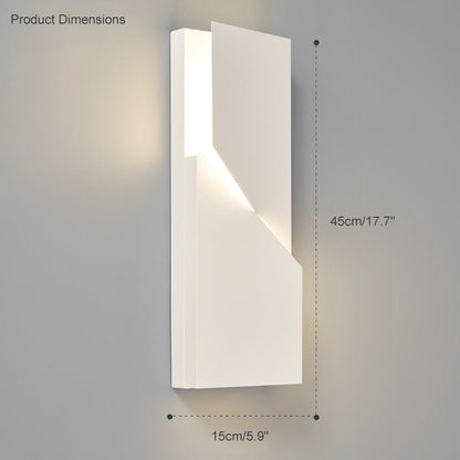 Diff Rectangular Sculptural Art Wall Sconce-DF6020