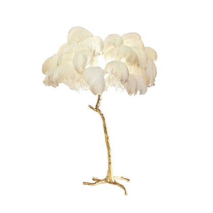 Diff Feather Palm Tree Floor Lamp-DF7000