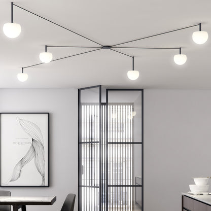 Diff Custom Frosted Glass Globe Ceiling Light-DF1029