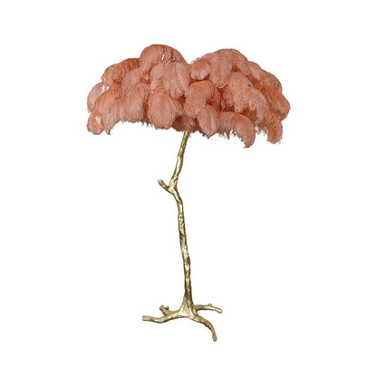 Diff Feather Palm Tree Floor Lamp-DF7000