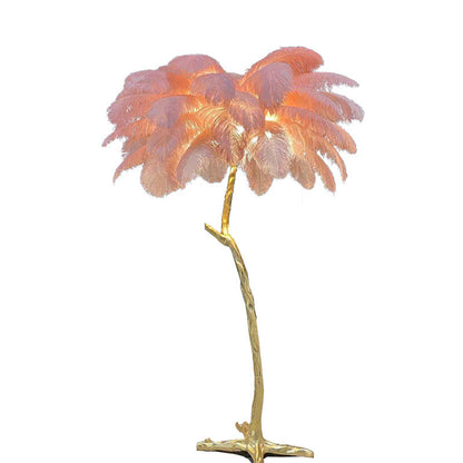 Diff Feather Palm Tree Floor Lamp-DF7000