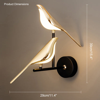 Diff Gold Birds Wall Sconce-DF6033