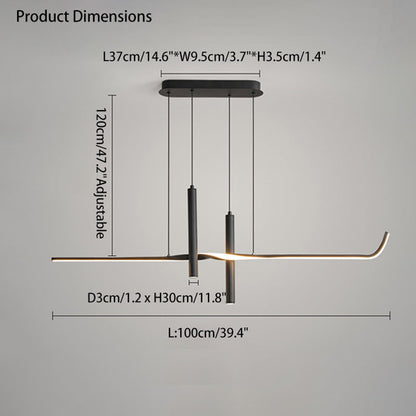 Diff Spotlight Linear Pendant Light-DF2023