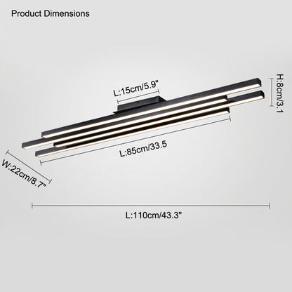 Diff Wireless Linear Led Chandelier-DF2012