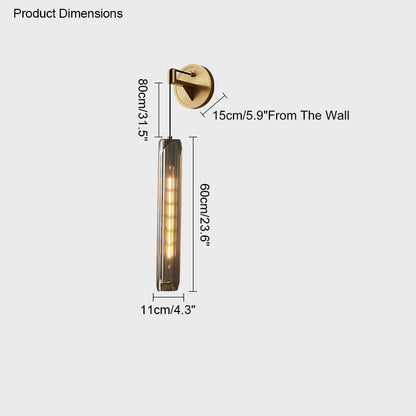 Diff Hanging Crystal Bar Wall Sconce-DF6094