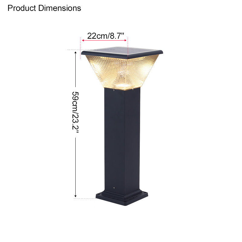 Diff Solar Bollard light Outdoor Light-DF9037