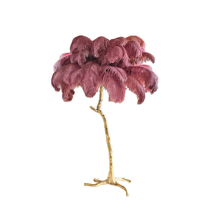 Diff Feather Palm Tree Floor Lamp-DF7000