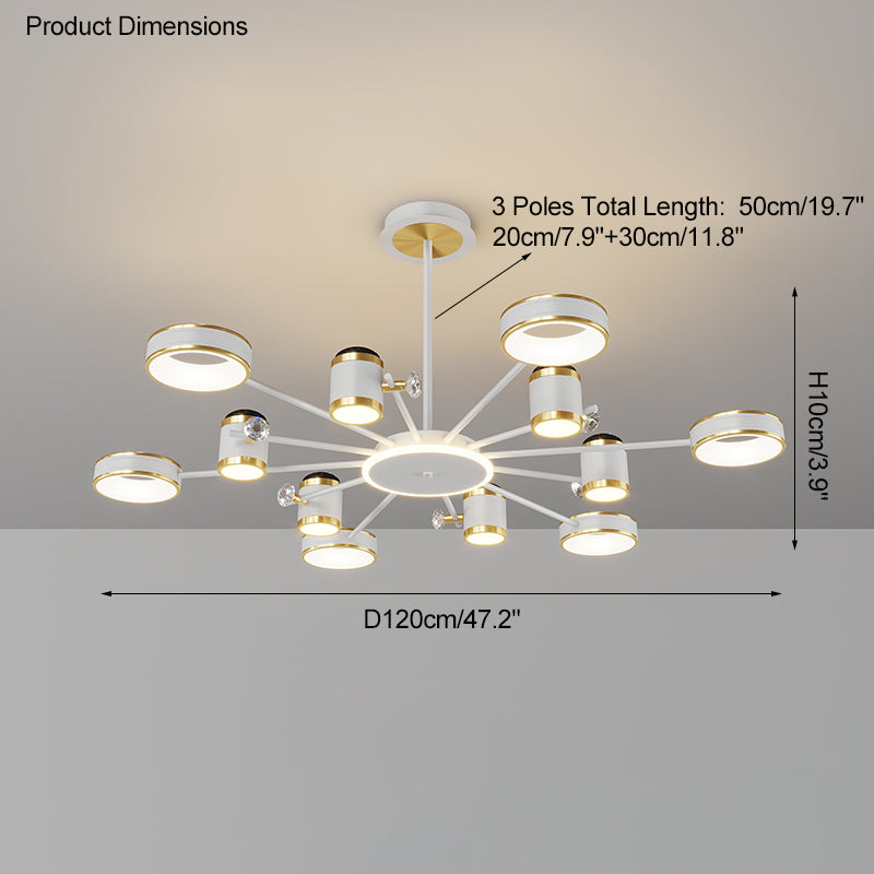 Diff Dimmable Projector Chandelier-DF2169