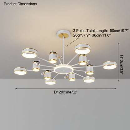 Diff Dimmable Projector Chandelier-DF2169