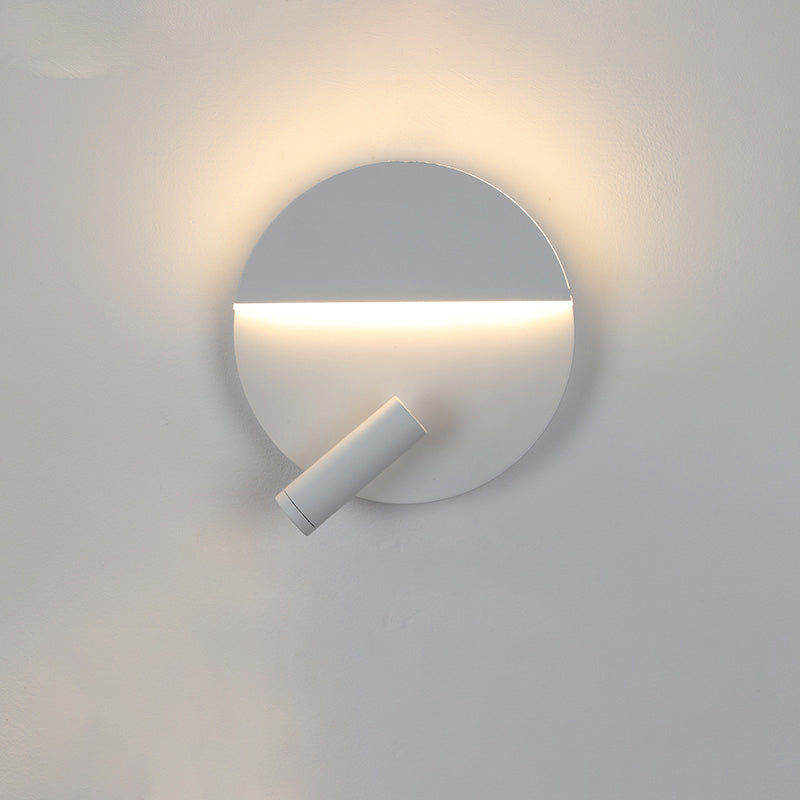 Diff Round/Square Wall Sconce with Spotlight-DF6081