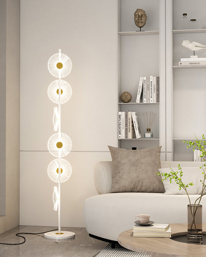 Diff Multi-light Dimmable Floor Lamp with Remote-DF7075