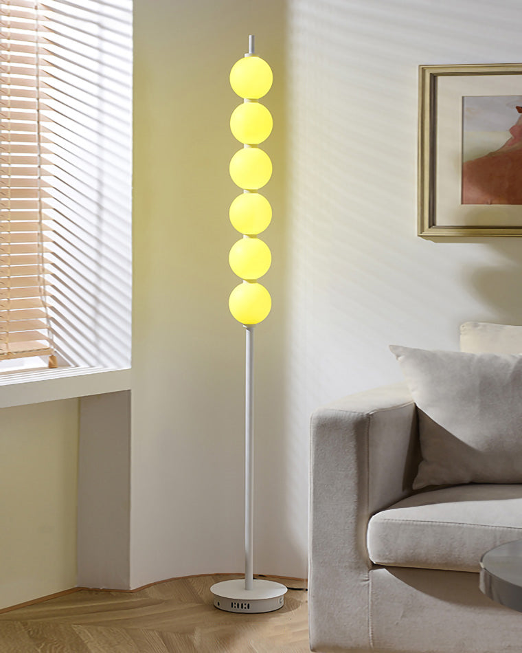 Diff Colorful Stacked Ball Dimmable Corner Floor Lamp-DF7071