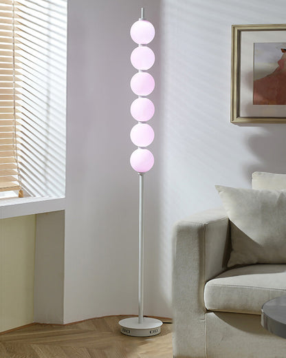 Diff Colorful Stacked Ball Dimmable Corner Floor Lamp-DF7071