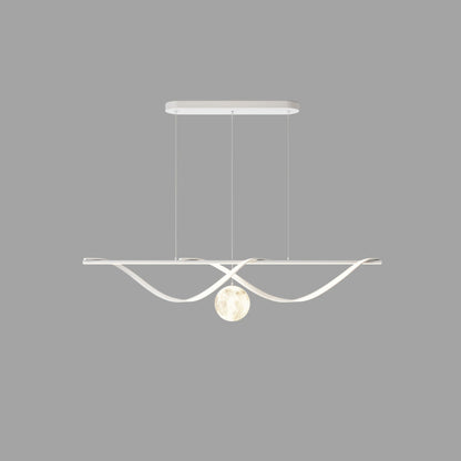 Diff Moon Sculptural Linear Chandelier-DF2239