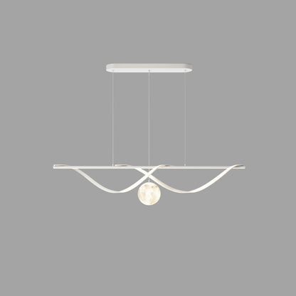 Diff Moon Sculptural Linear Chandelier-DF2239