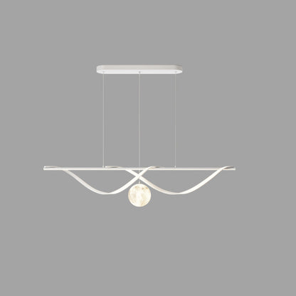 Diff Moon Sculptural Linear Chandelier-DF2239