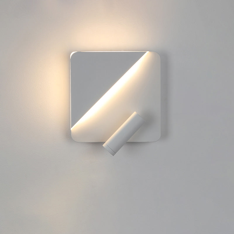 Diff Round/Square Wall Sconce with Spotlight-DF6081