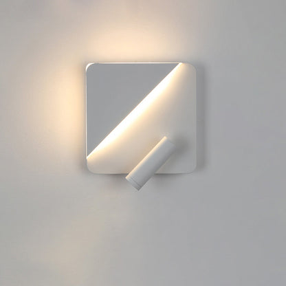 Diff Round/Square Wall Sconce with Spotlight-DF6081