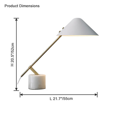 Diff Nordic Marble Desk Lamp-DF8028
