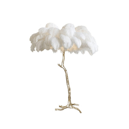 Diff Feather Palm Tree Floor Lamp-DF7000