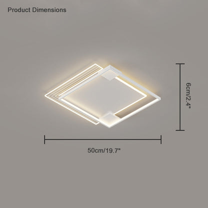 Diff Low Profile Geometric Ceiling Light-DF1052