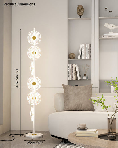 Diff Multi-light Dimmable Floor Lamp with Remote-DF7075
