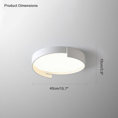 Diff Round Asymmetrical Flush Mount Ceiling Light-DF1060