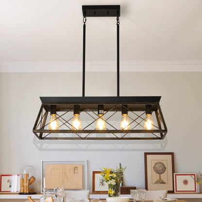 5-Light Farmhouse Chandeliers -DG2003