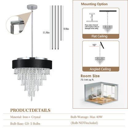 Modern Luxury Crystal Round Chandelier -DG2036