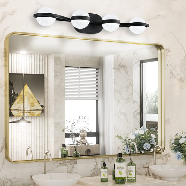 Modern Minimalist LED 4 Bulb Bathroom Vanity Light-DG2037