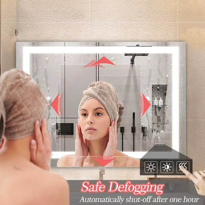 Anti-Fog & Dimming Led Bathroom Vanity Mirror-DG2024