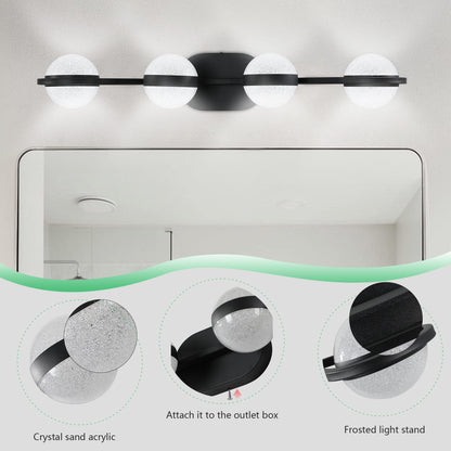 Modern Minimalist LED 4 Bulb Bathroom Vanity Light-DG2037