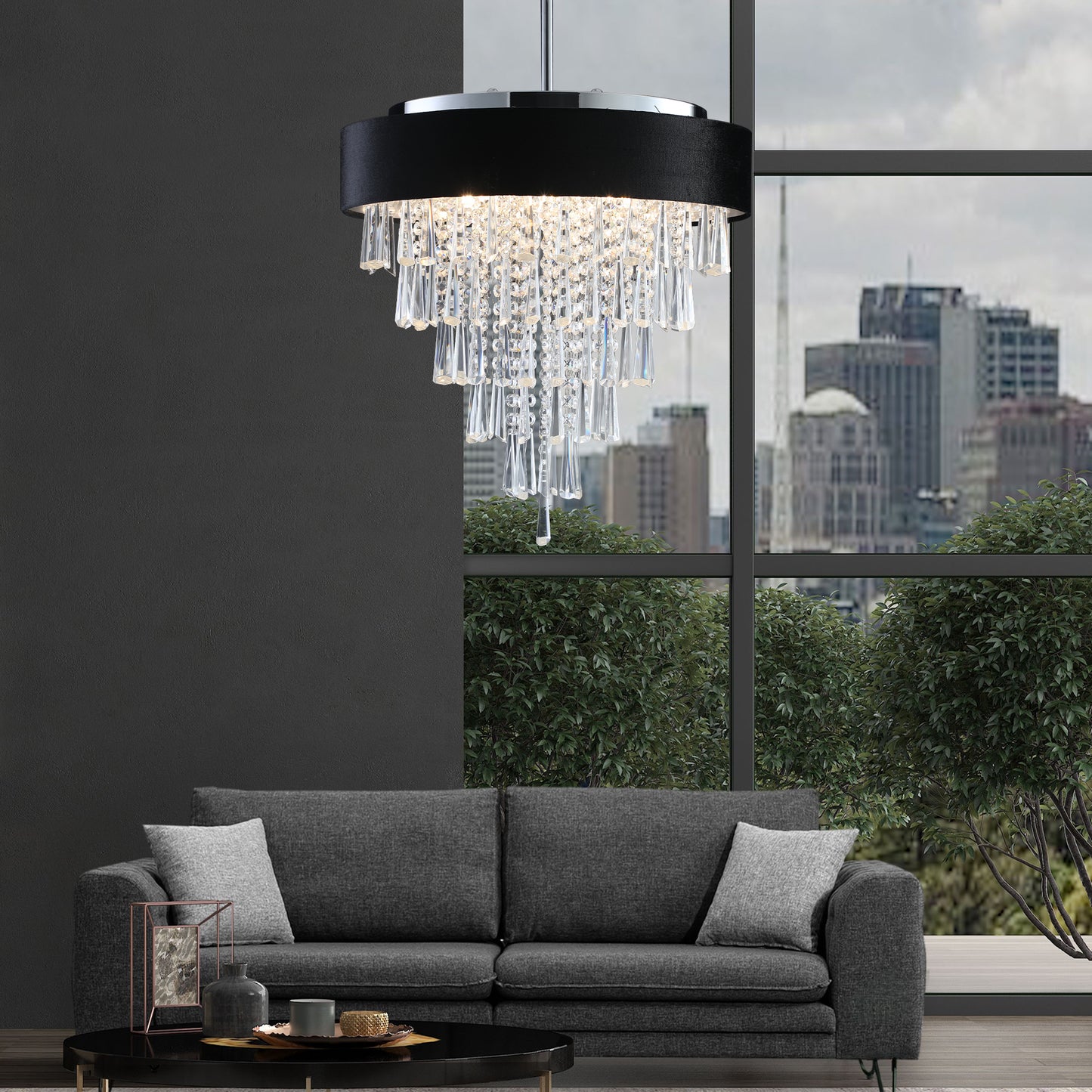 Modern Luxury Crystal Round Chandelier -DG2036