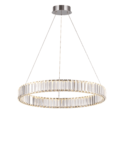 Diff 2 Tier Crystal Prism Circular Chandelier-DF2192