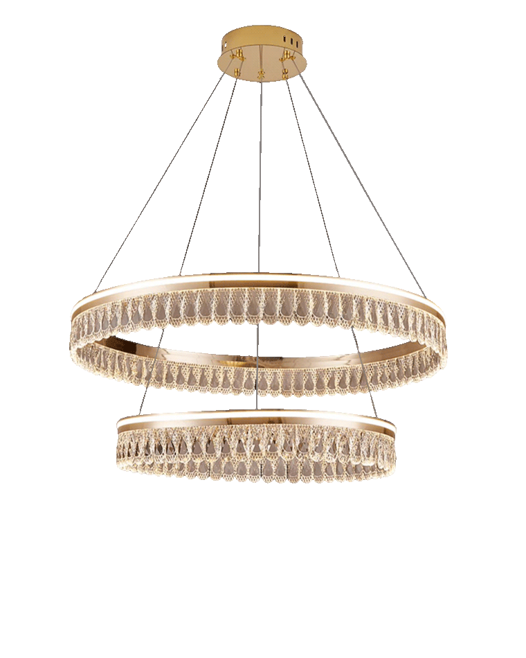 Diff Tiered Crystal Ring Chandelier-DF2167