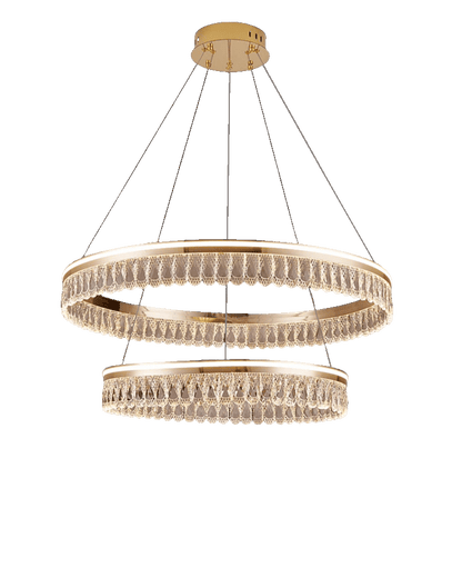 Diff Tiered Crystal Ring Chandelier-DF2167