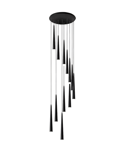 Diff Cone Spiral Staircase Chandelier-DF2204