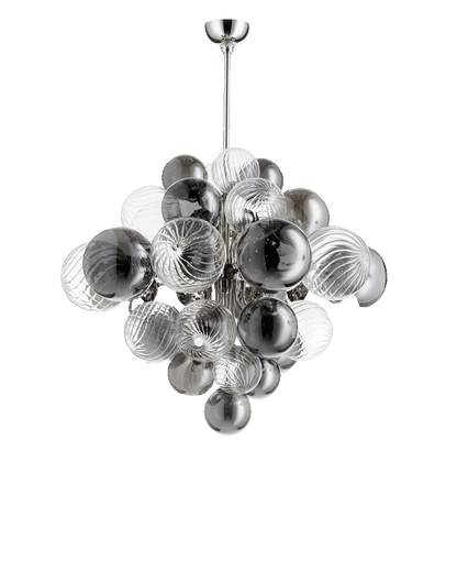 Diff Smoked Glass Bubble Chandelier-DF2198