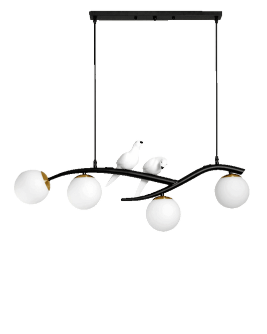 Diff Branching Frosted Glass Bubble Chandelier-DF2258