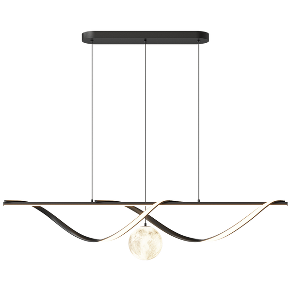 Diff Moon Sculptural Linear Chandelier-DF2239