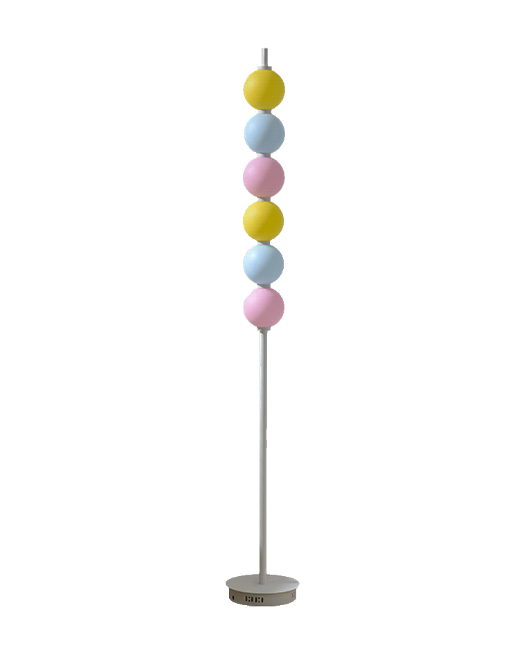 Diff Colorful Stacked Ball Dimmable Corner Floor Lamp-DF7071