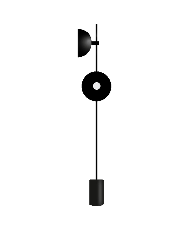 Diff Adjustable 2-bulb Studio Floor Lamp-DF7022