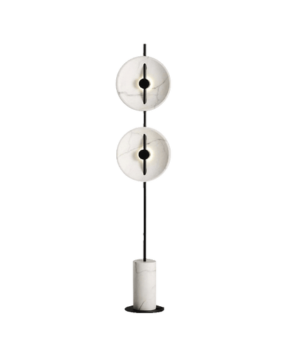 Diff 2-bulb Marble Floor Lamp-DF7032