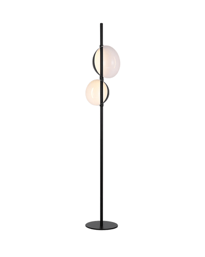 Diff 2-bulb Semi-Globe Floor Lamp-DF7026