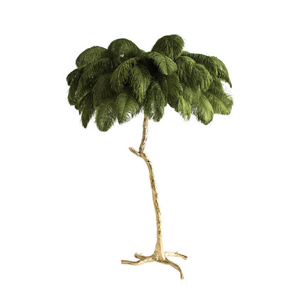 Diff Feather Palm Tree Floor Lamp-DF7000