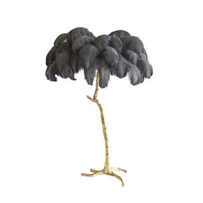 Diff Feather Palm Tree Floor Lamp-DF7000