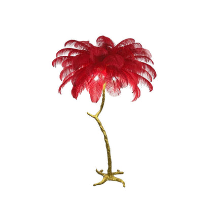 Diff Feather Palm Tree Floor Lamp-DF7000